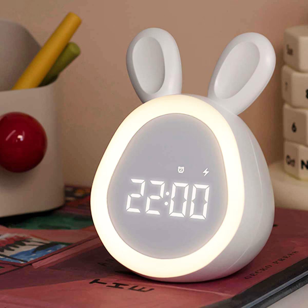 BunnyGlow Kids’ Alarm Clock