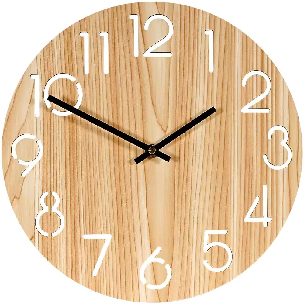 Bamboo Serenity Wall Clock