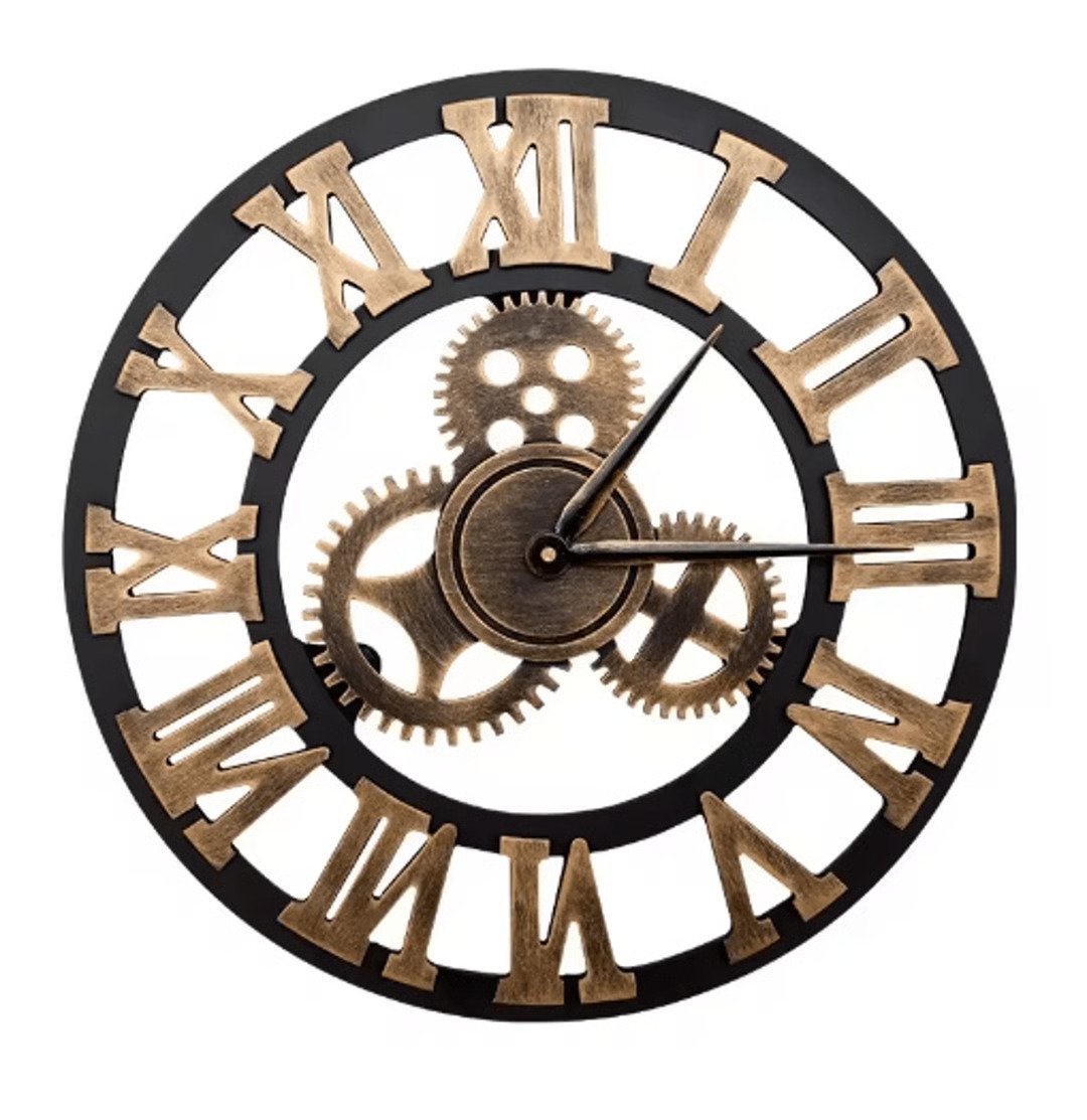 Industrial Gear Wall Clock