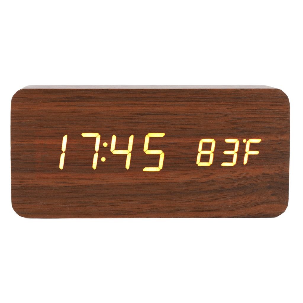 WoodTone Digital Clock