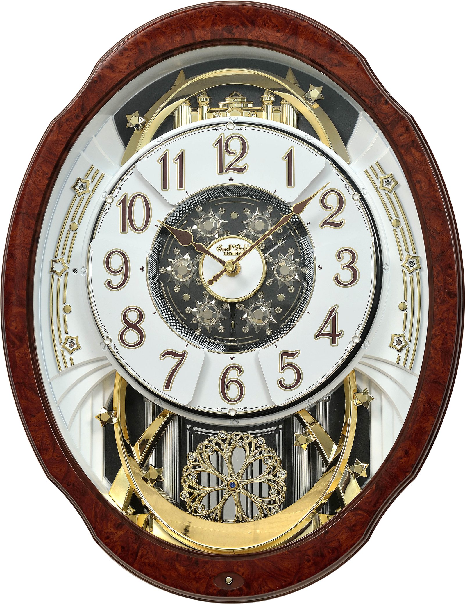 Crystal Waltz Musical Wall Clock