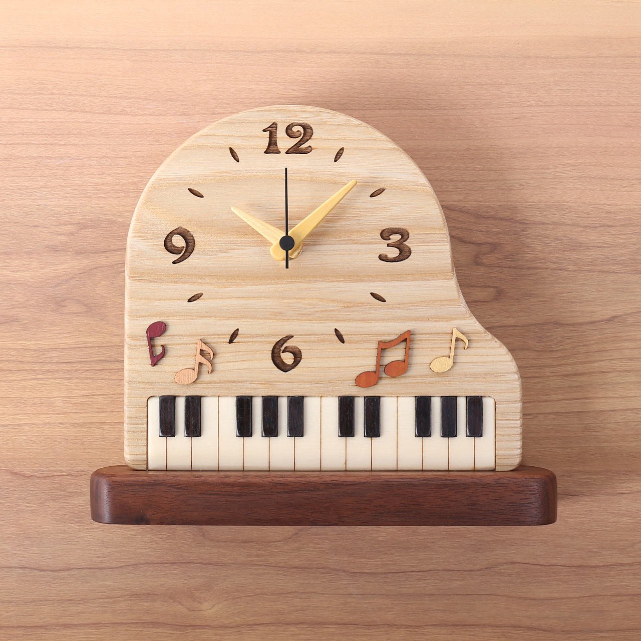 Piano Melody Table Clock