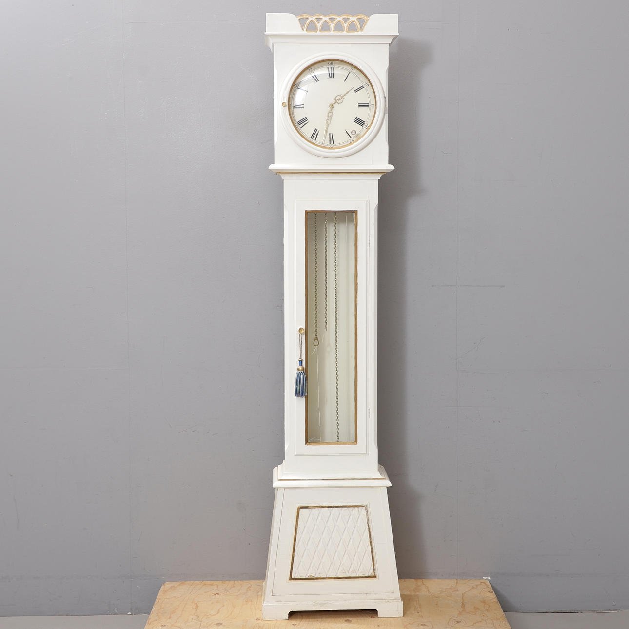 Nordic White Tower Clock
